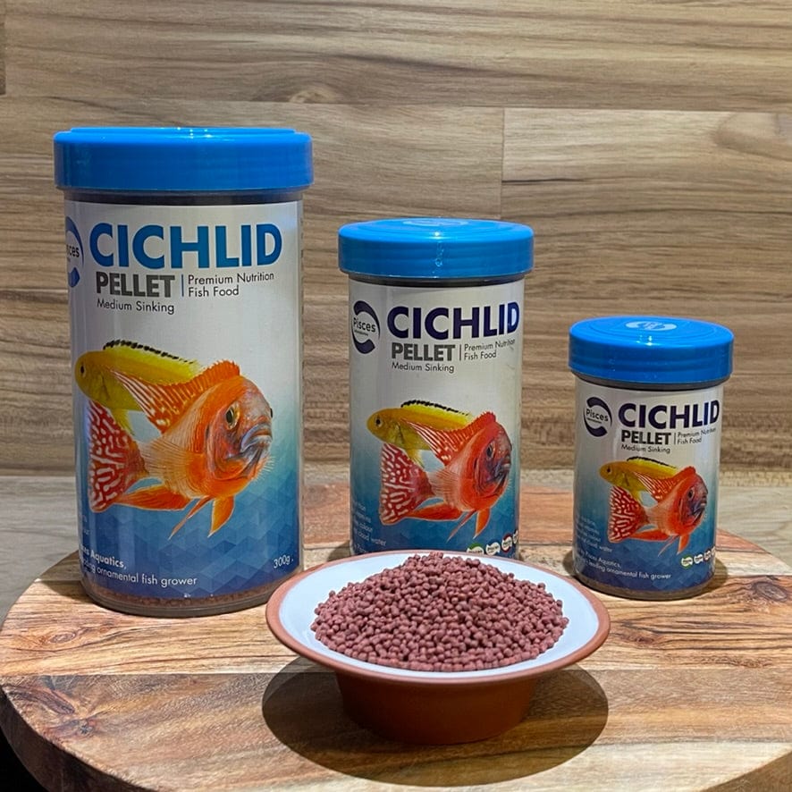 the-fish-farm Fish Food Cichlid Medium Sinking Pellets (2mm Pellets) Pisces Cichlid Medium Sinking Pellets Fish Food - The Fish Farm Australia