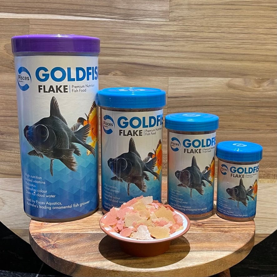 the-fish-farm Fish Food Goldfish Flake Food Pisces Goldfish Flake Food - The Fish Farm Australia