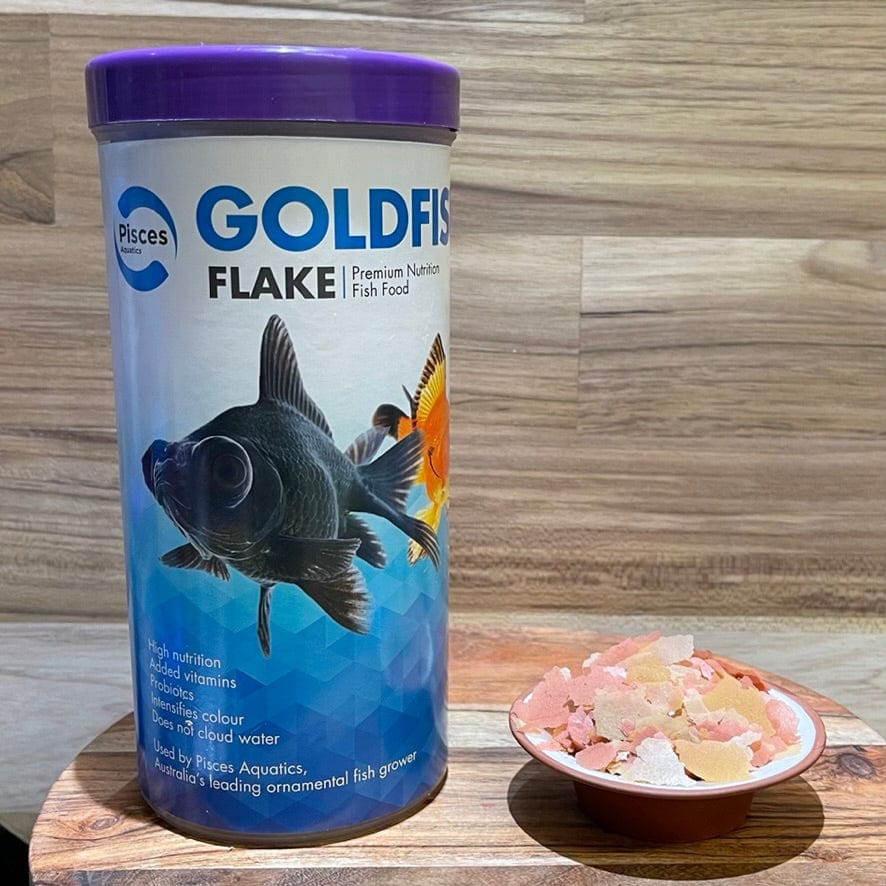 the-fish-farm Fish Food Jumbo - 180g Goldfish Flake Food Pisces Goldfish Flake Food - The Fish Farm Australia