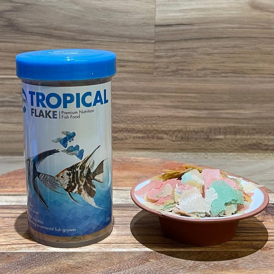 the-fish-farm Fish Food Medium - 52g Tropical Flake Fish Food Pisces Tropical Flake Fish Food - The Fish Farm Australia