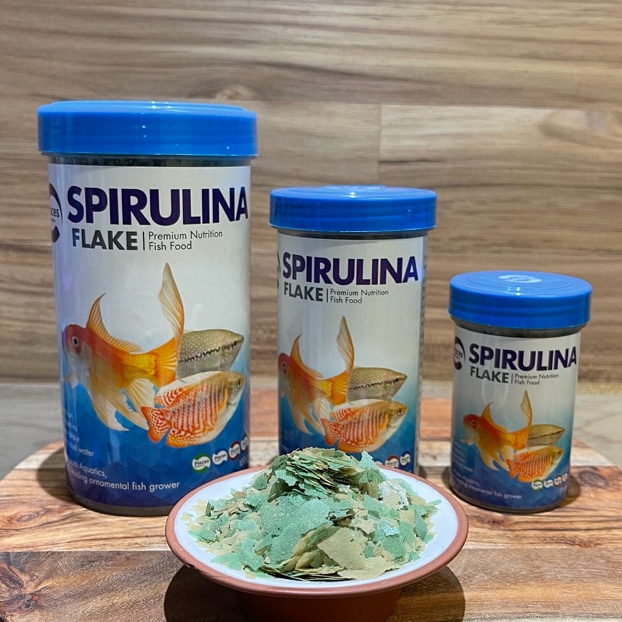 the-fish-farm Fish Food Spirulina Flake Fish Food Pisces Spirulina Flakes Fish Food - The Fish Farm Australia