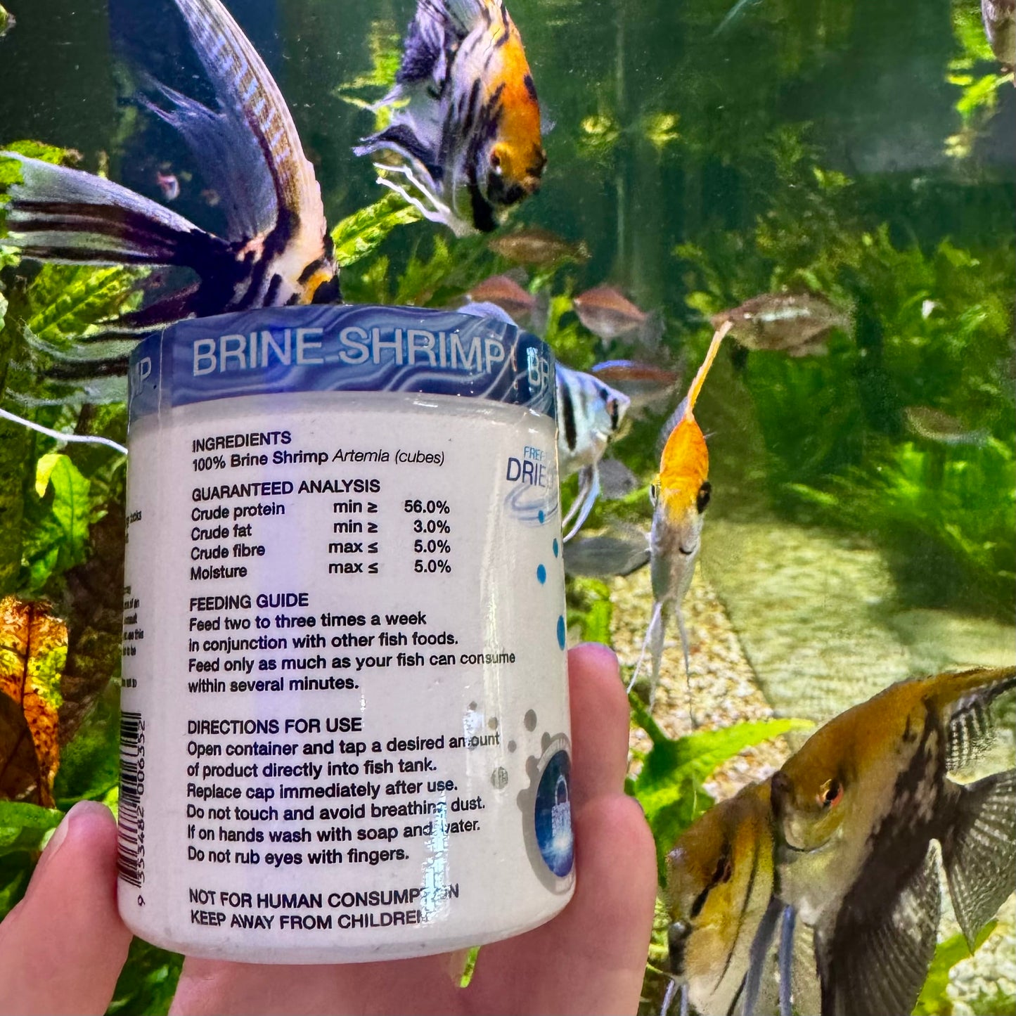 the-fish-farm Food and Treatments Aqua Natural Freeze Dried Brine Shrimp Aqua Natural Freeze Dried Brine Shrimp Freshwater and Marine Fish Food
