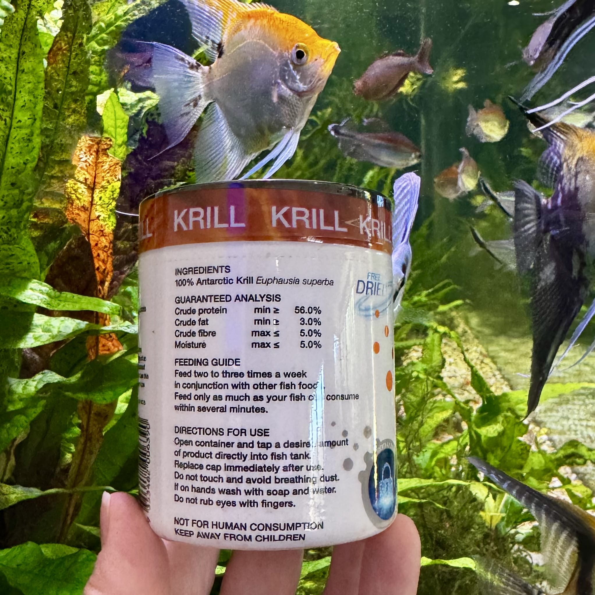 the-fish-farm Food and Treatments Aqua Natural Freeze Dried Krill Aqua Natural Freeze Dried Krill Freshwater and Marine Fish Food