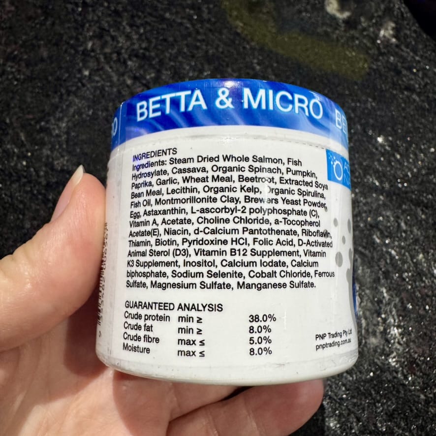 the-fish-farm Food and Treatments Betta & Micro Crumble Fish Food 30g Aqua Natural Where to buy Betta & Micro Crumble Fish Food Aqua Natural in Australia