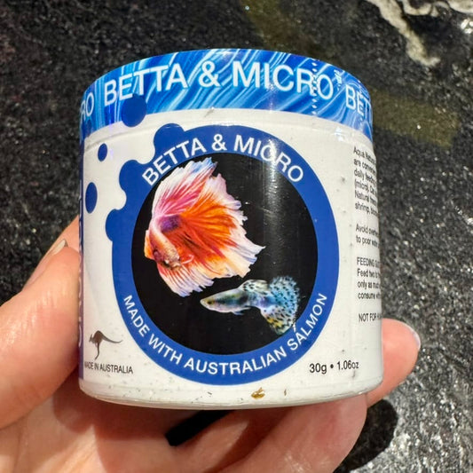 the-fish-farm Food and Treatments Betta & Micro Crumble Fish Food 30g Aqua Natural Where to buy Betta & Micro Crumble Fish Food Aqua Natural in Australia